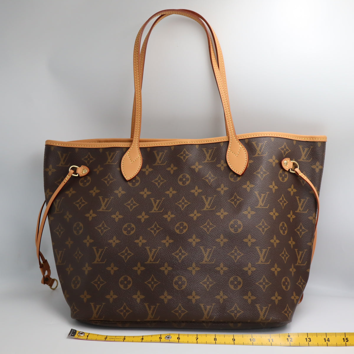 Pre-Owned #BP2082 Louis Vuitton Monogram Neverfull MM Tote Bag M41178