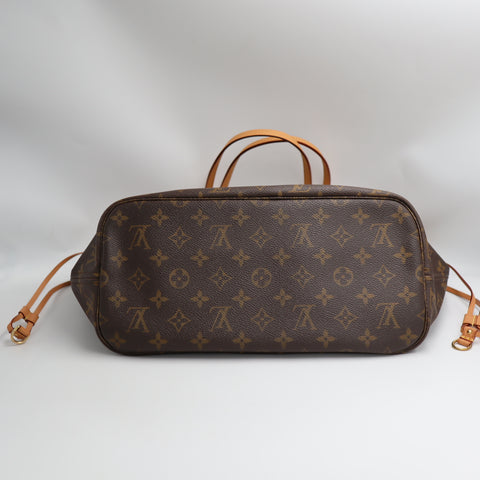 Pre-Owned #BP2082 Louis Vuitton Monogram Neverfull MM Tote Bag M41178