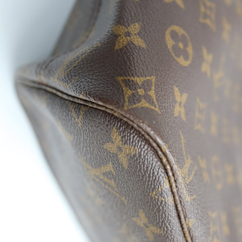 Pre-Owned #BP2082 Louis Vuitton Monogram Neverfull MM Tote Bag M41178