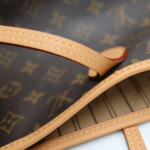Pre-Owned #BP2082 Louis Vuitton Monogram Neverfull MM Tote Bag M41178