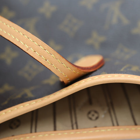 Pre-Owned #BP2082 Louis Vuitton Monogram Neverfull MM Tote Bag M41178