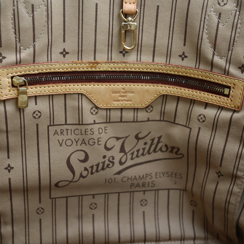 Pre-Owned #BP2082 Louis Vuitton Monogram Neverfull MM Tote Bag M41178
