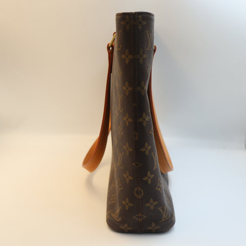 Pre-Owned #BP64180 Louis Vuitton Monogram Luco Tote Bag Canvas Brown M51155