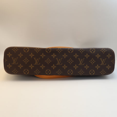 Pre-Owned #BP64180 Louis Vuitton Monogram Luco Tote Bag Canvas Brown M51155