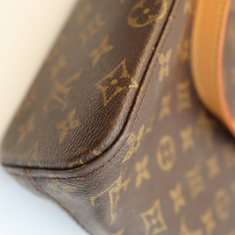 Pre-Owned #BP64180 Louis Vuitton Monogram Luco Tote Bag Canvas Brown M51155