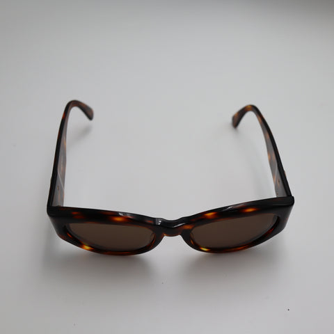 Pre-Owned #21909 CHANEL Sunglasses Coco Mark Brown Smoke Tortoise Shell Pattern Brown 04152 91235