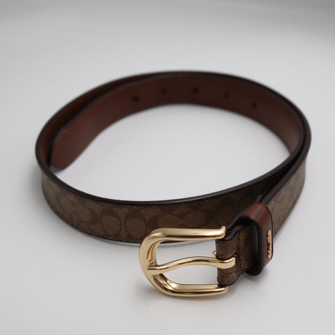 Pre-Owned #1588 Coach Belt Signature F78179