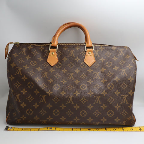 Pre-Owned #72751 Louis Vuitton Monogram Speedy 40 Hand Bag M41522