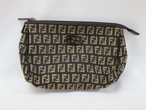 Pre-owned #P350 FENDI pouch hand bag