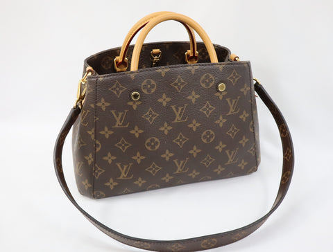 Pre-Owned #R0323 Louis Vuitton Monogram Montaigne BB 2way crossbody Handbag M41055