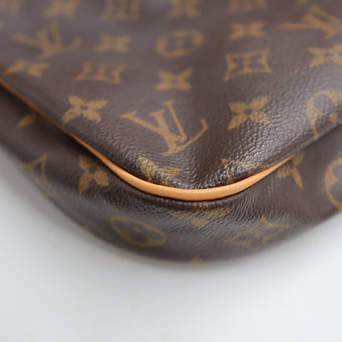 Pre-Owned #BP3526 Louis Vuitton Monogram Odeon MM Shoulder Bag M56389