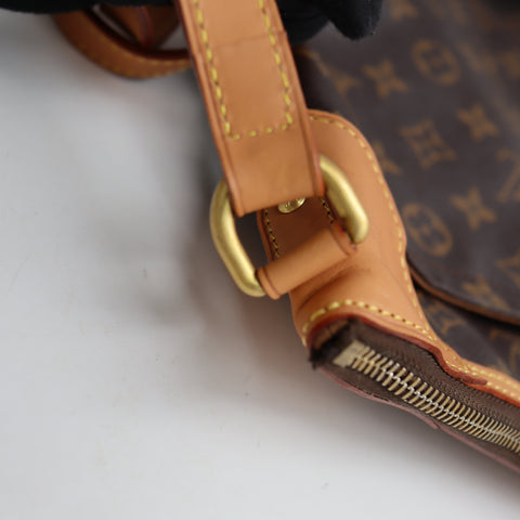 Pre-Owned #BP3526 Louis Vuitton Monogram Odeon MM Shoulder Bag M56389