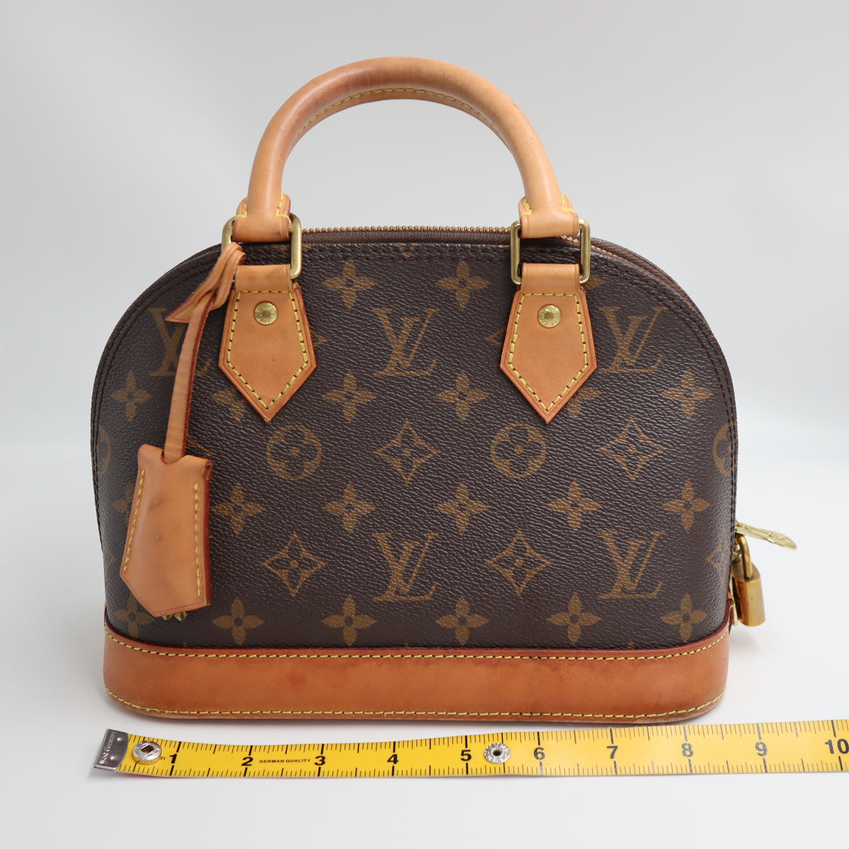 Pre-Owned #99343 Louis Vuitton Monogram Alma BB Women's Handbag,Shoulder Bag Cross body bag