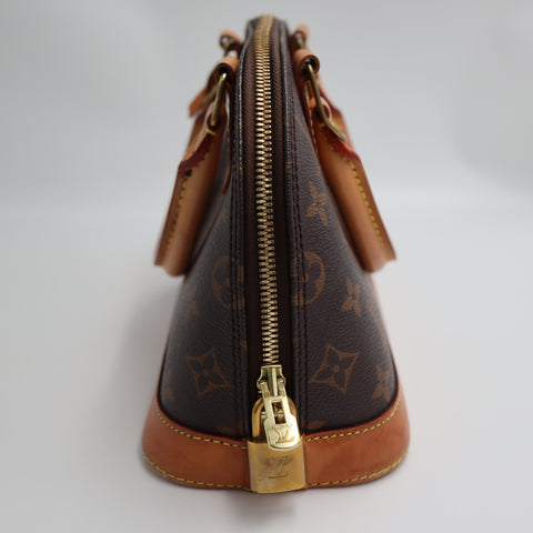 Pre-Owned #99343 Louis Vuitton Monogram Alma BB Women's Handbag,Shoulder Bag Cross body bag
