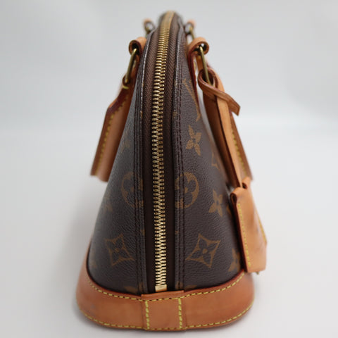 Pre-Owned #99343 Louis Vuitton Monogram Alma BB Women's Handbag,Shoulder Bag Cross body bag