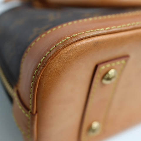 Pre-Owned #99343 Louis Vuitton Monogram Alma BB Women's Handbag,Shoulder Bag Cross body bag