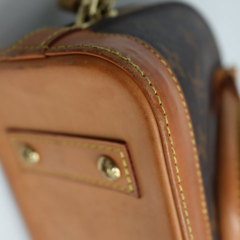 Pre-Owned #99343 Louis Vuitton Monogram Alma BB Women's Handbag,Shoulder Bag Cross body bag