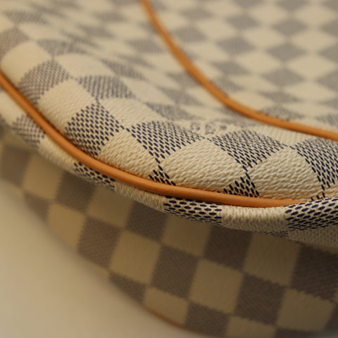 Pre-Owned #BPR05155 Louis Vuitton Damier Azur Galliera PM Shoulder Bag N55215