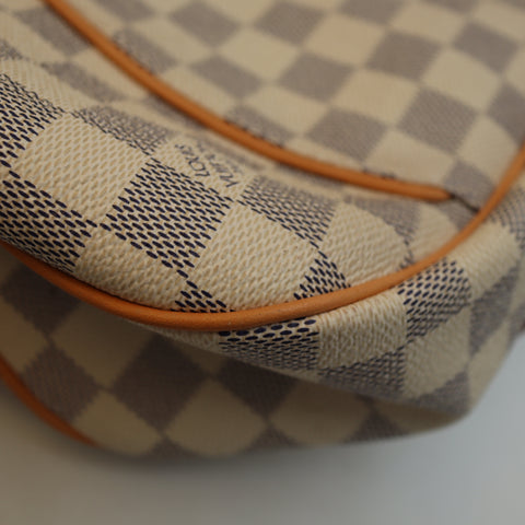 Pre-Owned #BPR05155 Louis Vuitton Damier Azur Galliera PM Shoulder Bag N55215