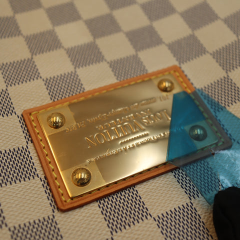 Pre-Owned #BPR05155 Louis Vuitton Damier Azur Galliera PM Shoulder Bag N55215