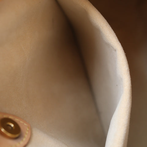 Pre-Owned #BPR05155 Louis Vuitton Damier Azur Galliera PM Shoulder Bag N55215