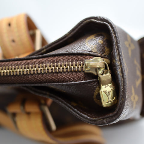 Pre-Owned  #19143&30120 Monogram Viva Cite GM&Manhattan PM