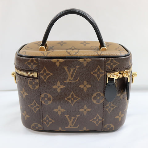Pre-Owned #72787 Louis Vuitton Monogram Vanity PM hand bag M45165