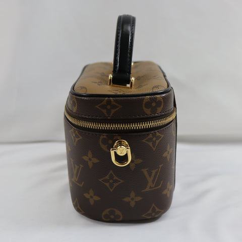 Pre-Owned #72787 Louis Vuitton Monogram Vanity PM hand bag M45165
