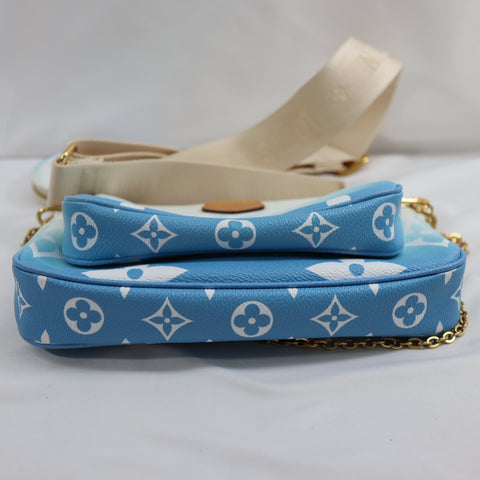 Pre-Owned #72799 Louis Vuitton Monogram Giant Multy Pochette Accessoires Crossbody Bag IC Type M57633