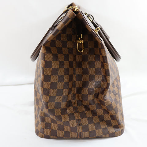 Pre-Owned #72788 Louis Vuitton Damier Greenwich PM Duffle Bag Tote Bag N41165