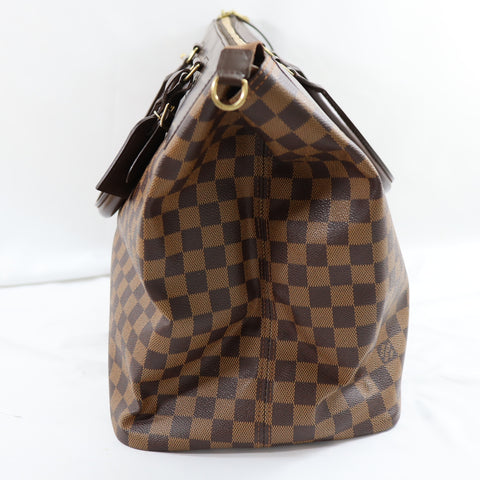 Pre-Owned #72788 Louis Vuitton Damier Greenwich PM Duffle Bag Tote Bag N41165