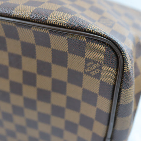 Pre-Owned #72788 Louis Vuitton Damier Greenwich PM Duffle Bag Tote Bag N41165