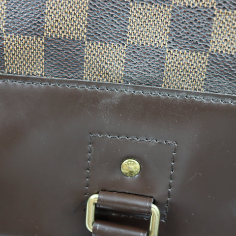 Pre-Owned #72788 Louis Vuitton Damier Greenwich PM Duffle Bag Tote Bag N41165