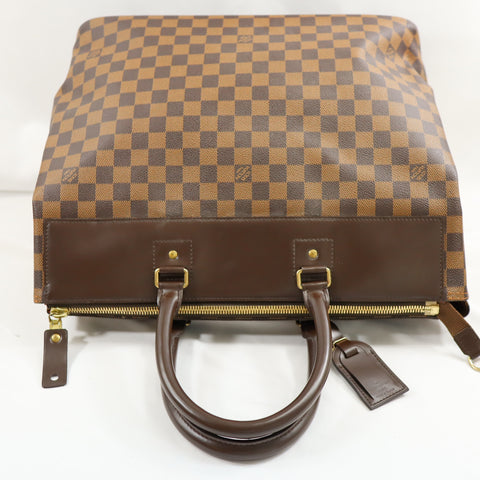 Pre-Owned #72788 Louis Vuitton Damier Greenwich PM Duffle Bag Tote Bag N41165