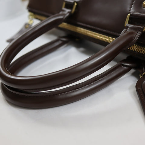 Pre-Owned #72788 Louis Vuitton Damier Greenwich PM Duffle Bag Tote Bag N41165