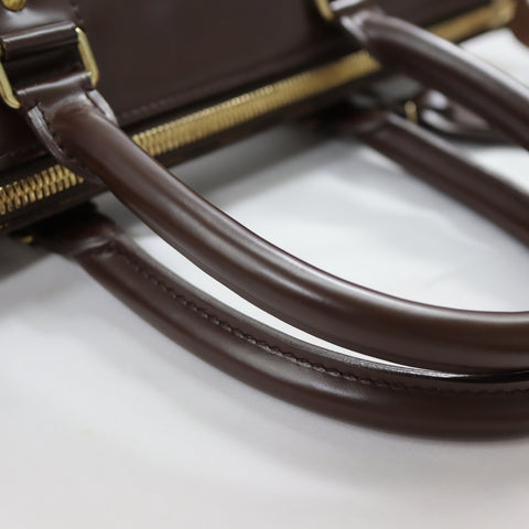 Pre-Owned #72788 Louis Vuitton Damier Greenwich PM Duffle Bag Tote Bag N41165