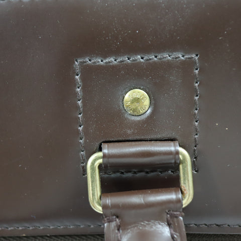 Pre-Owned #72788 Louis Vuitton Damier Greenwich PM Duffle Bag Tote Bag N41165