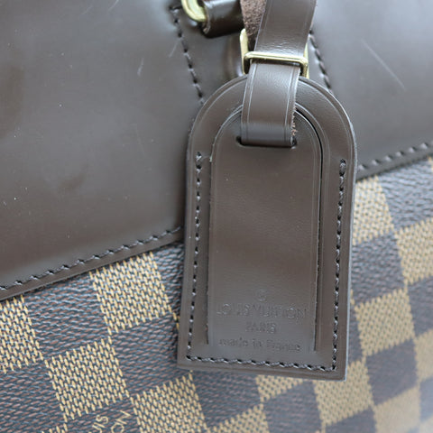 Pre-Owned #72788 Louis Vuitton Damier Greenwich PM Duffle Bag Tote Bag N41165