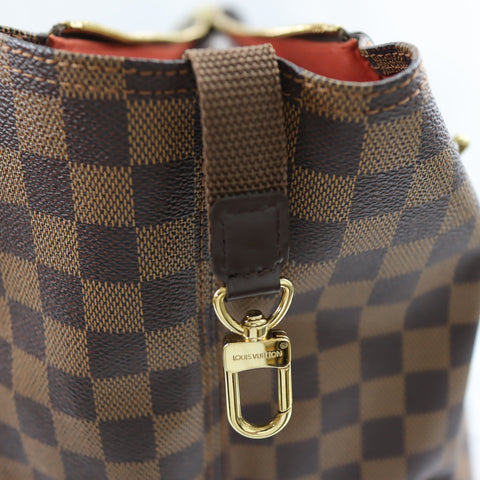 Pre-Owned #72788 Louis Vuitton Damier Greenwich PM Duffle Bag Tote Bag N41165