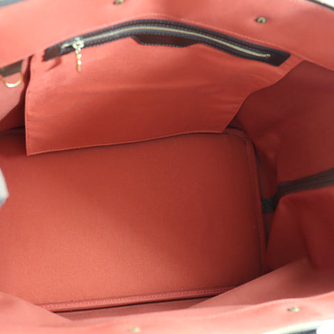 Pre-Owned #72788 Louis Vuitton Damier Greenwich PM Duffle Bag Tote Bag N41165