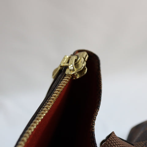 Pre-Owned #72788 Louis Vuitton Damier Greenwich PM Duffle Bag Tote Bag N41165