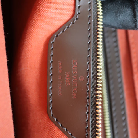 Pre-Owned #72788 Louis Vuitton Damier Greenwich PM Duffle Bag Tote Bag N41165