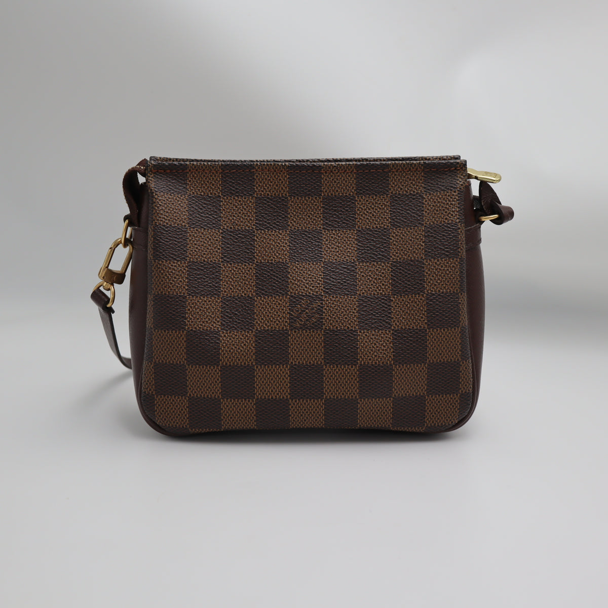 Pre-Owned #71181 Louis Vuitton Damier Ebene Trousse Makeup Pouch Handbag N51982