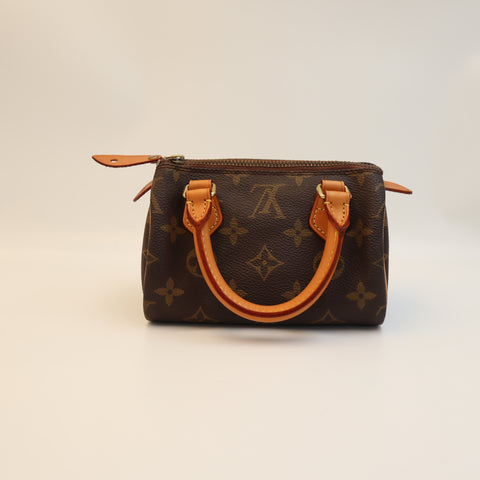 Pre-Owned #BPR05235 Louis Vuitton Monogram Mini Speedy Hand Bag Vintage M41534