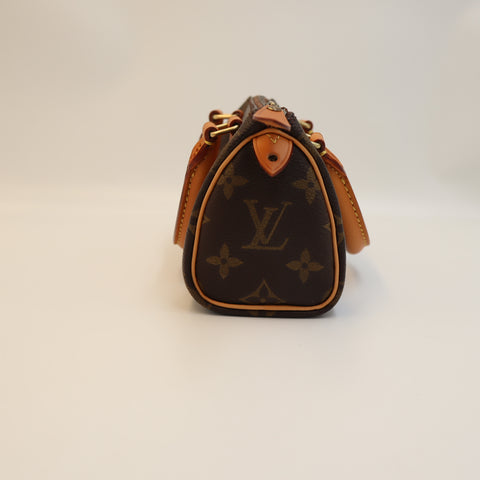 Pre-Owned #BPR05235 Louis Vuitton Monogram Mini Speedy Hand Bag Vintage M41534