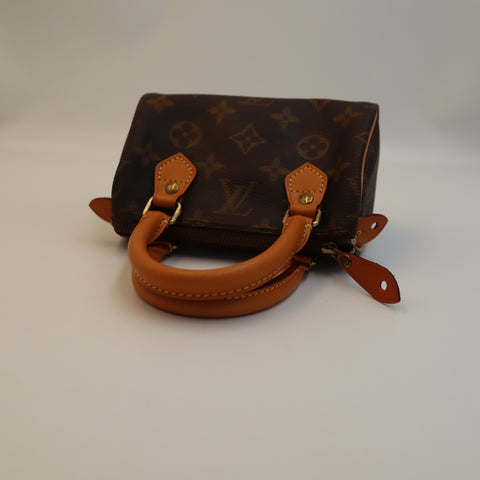 Pre-Owned #BPR05235 Louis Vuitton Monogram Mini Speedy Hand Bag Vintage M41534