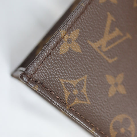 Pre-Owned #72802 Louis Vuitton Monogram Petit Sac Plat Hand shoulder crossbody bag M69442