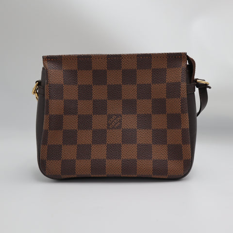 Pre-Owned #71180 Louis Vuitton Damier Ebene Trousse Makeup Pouch Handbag N51982