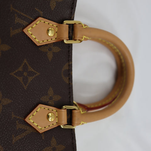Pre-Owned #72802 Louis Vuitton Monogram Petit Sac Plat Hand shoulder crossbody bag M69442