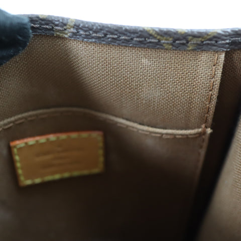 Pre-Owned #72802 Louis Vuitton Monogram Petit Sac Plat Hand shoulder crossbody bag M69442